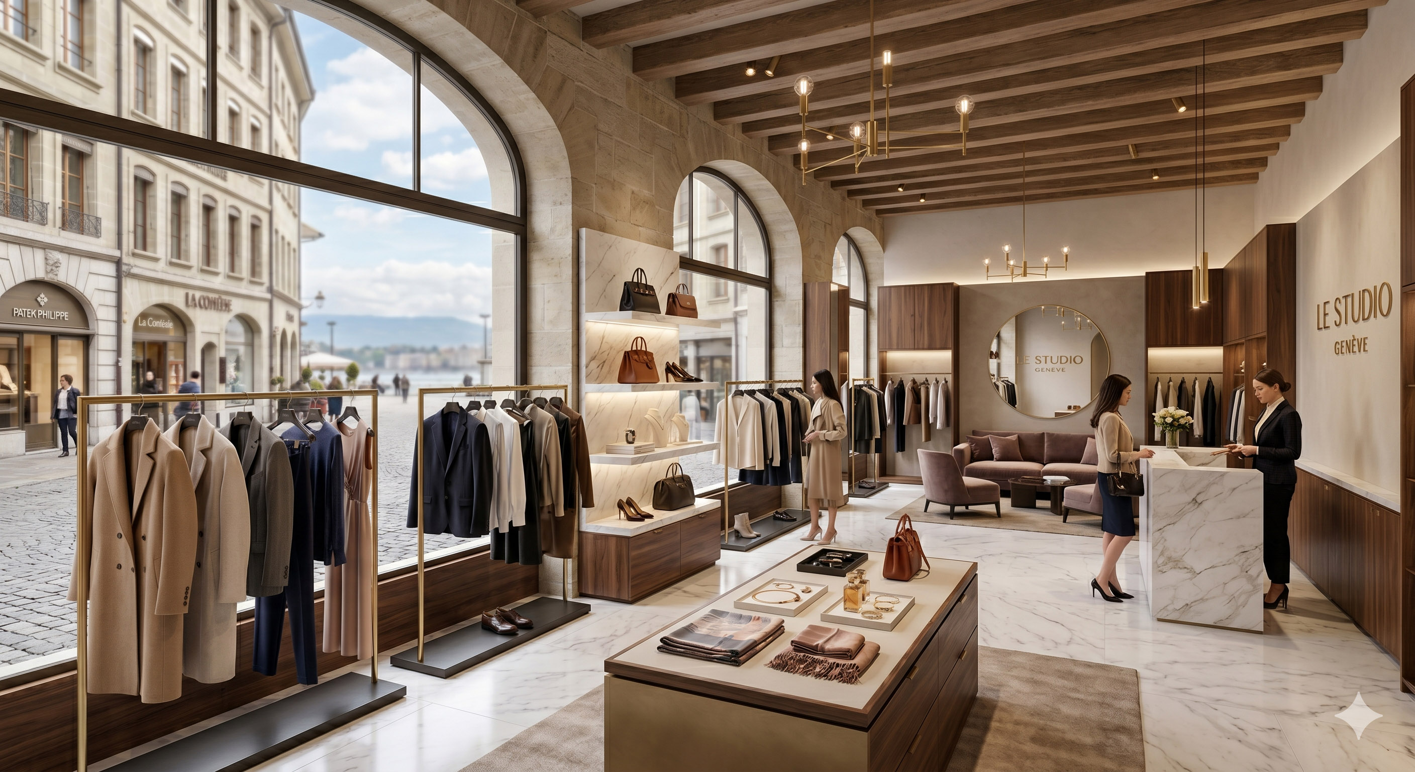 Boutique Le Studio Genève — visualisation 3D